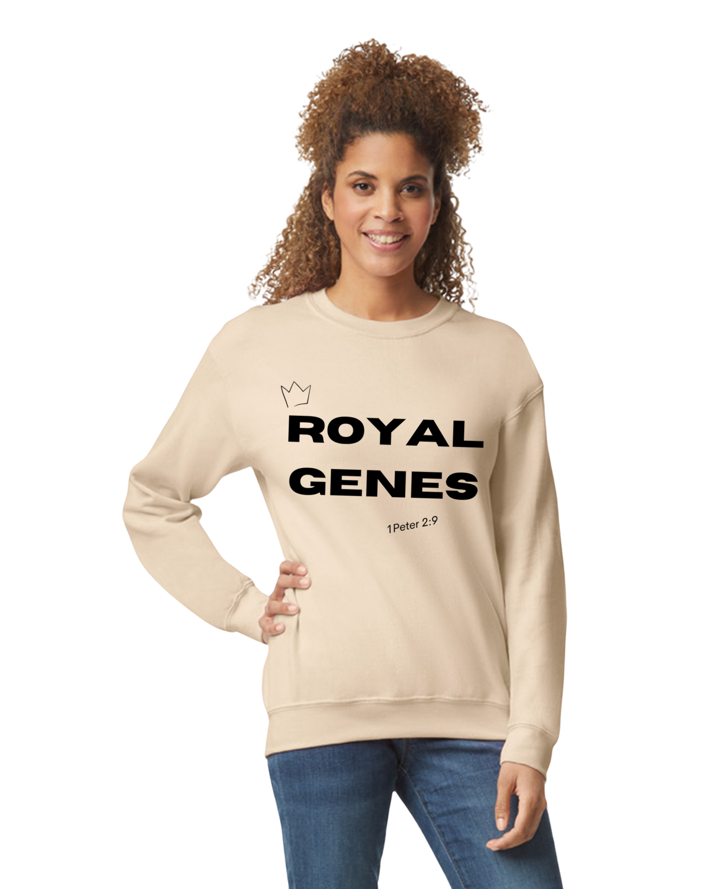 Crew Neck Royal Gene Seatshirt
