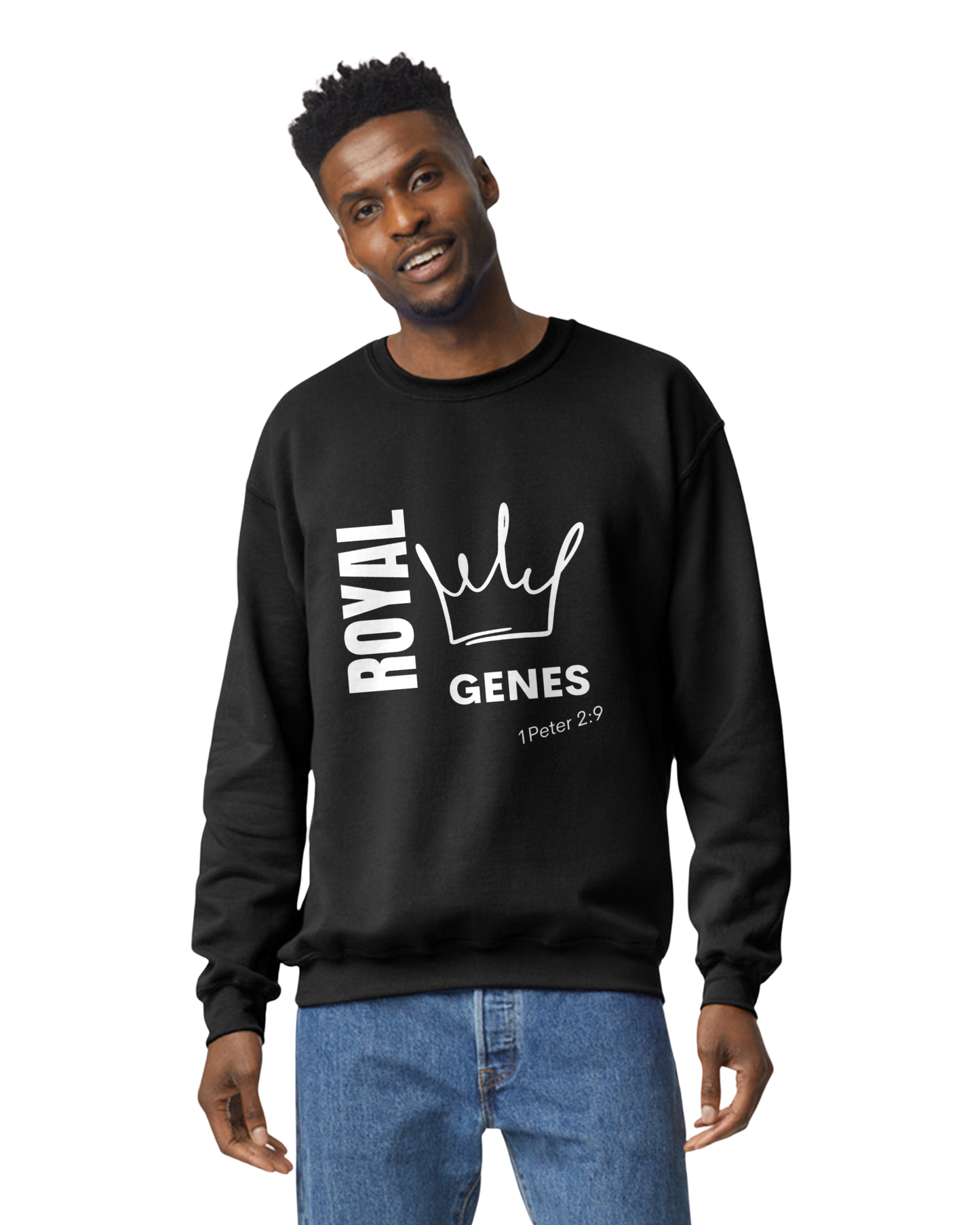 Royal Gene Middle Crown Crew Neck Sweatshirt