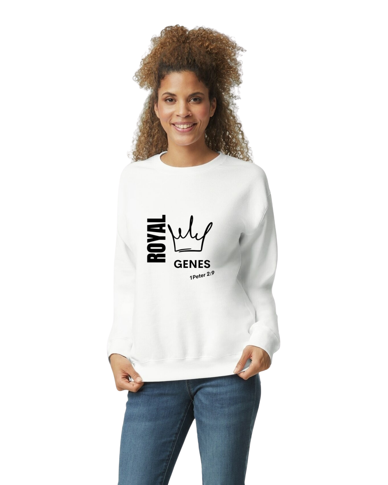 Royal Gene Middle Crown Crew Neck Sweatshirt