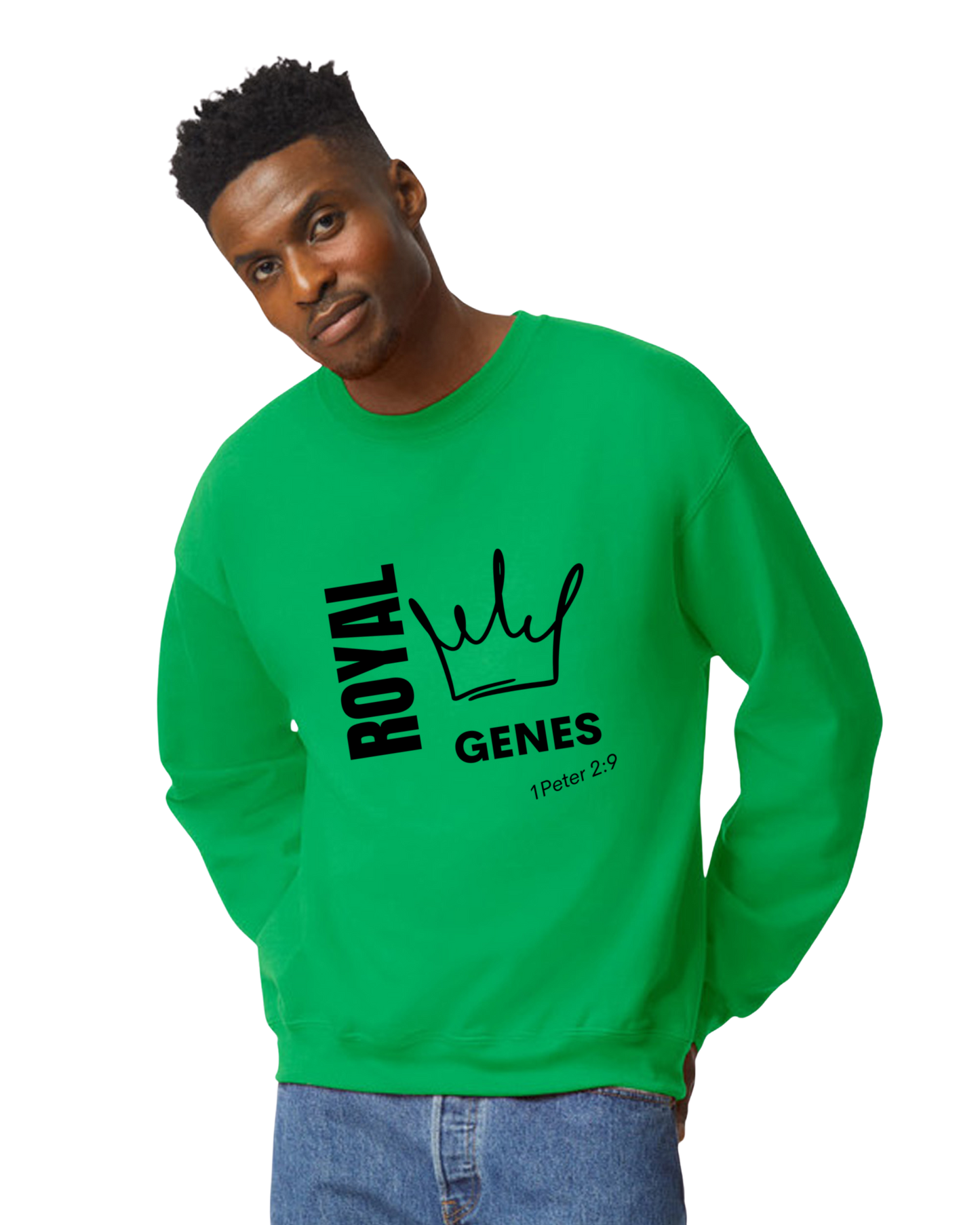 Crew Neck Royal Gene Seatshirt