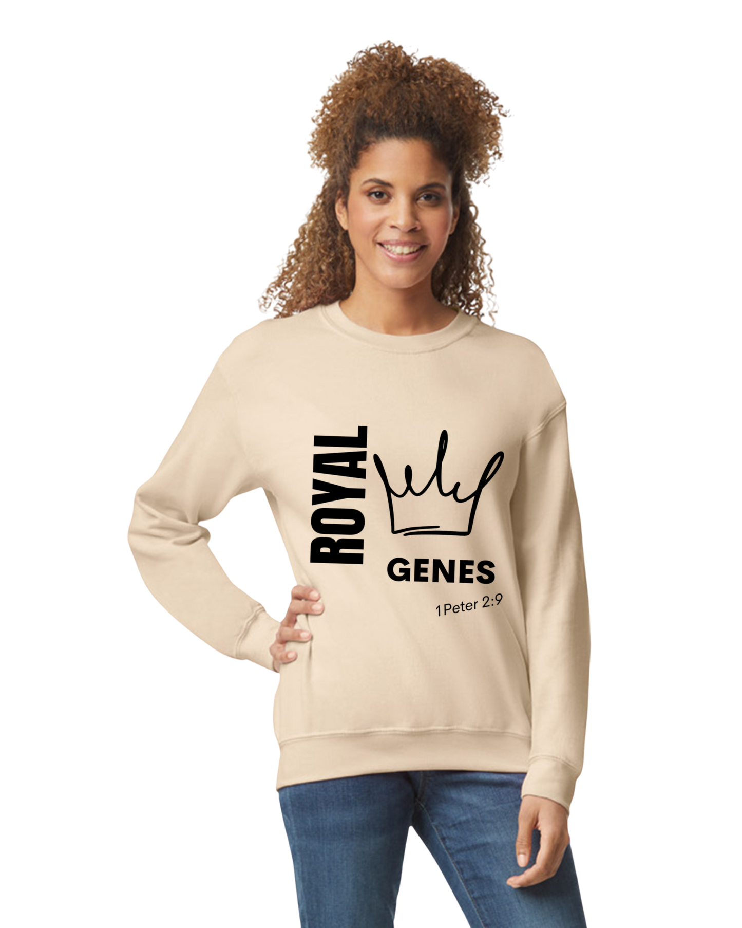 Crew Neck Royal Gene Seatshirt