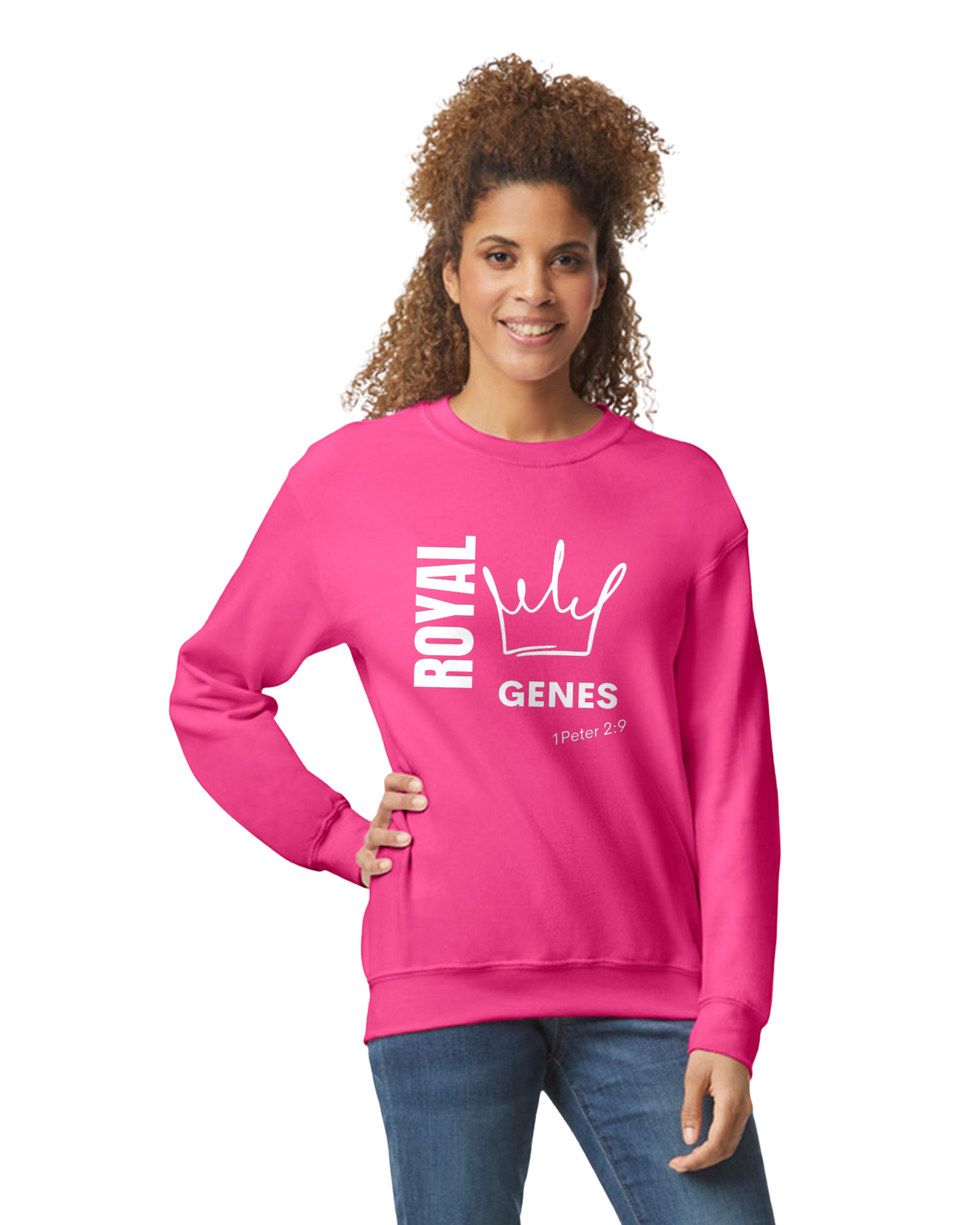 Royal Gene Middle Crown Crew Neck Sweatshirt