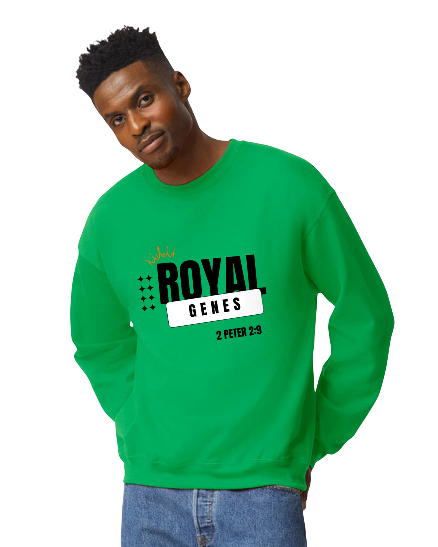 Crew Neck Royal Gene Seatshirt