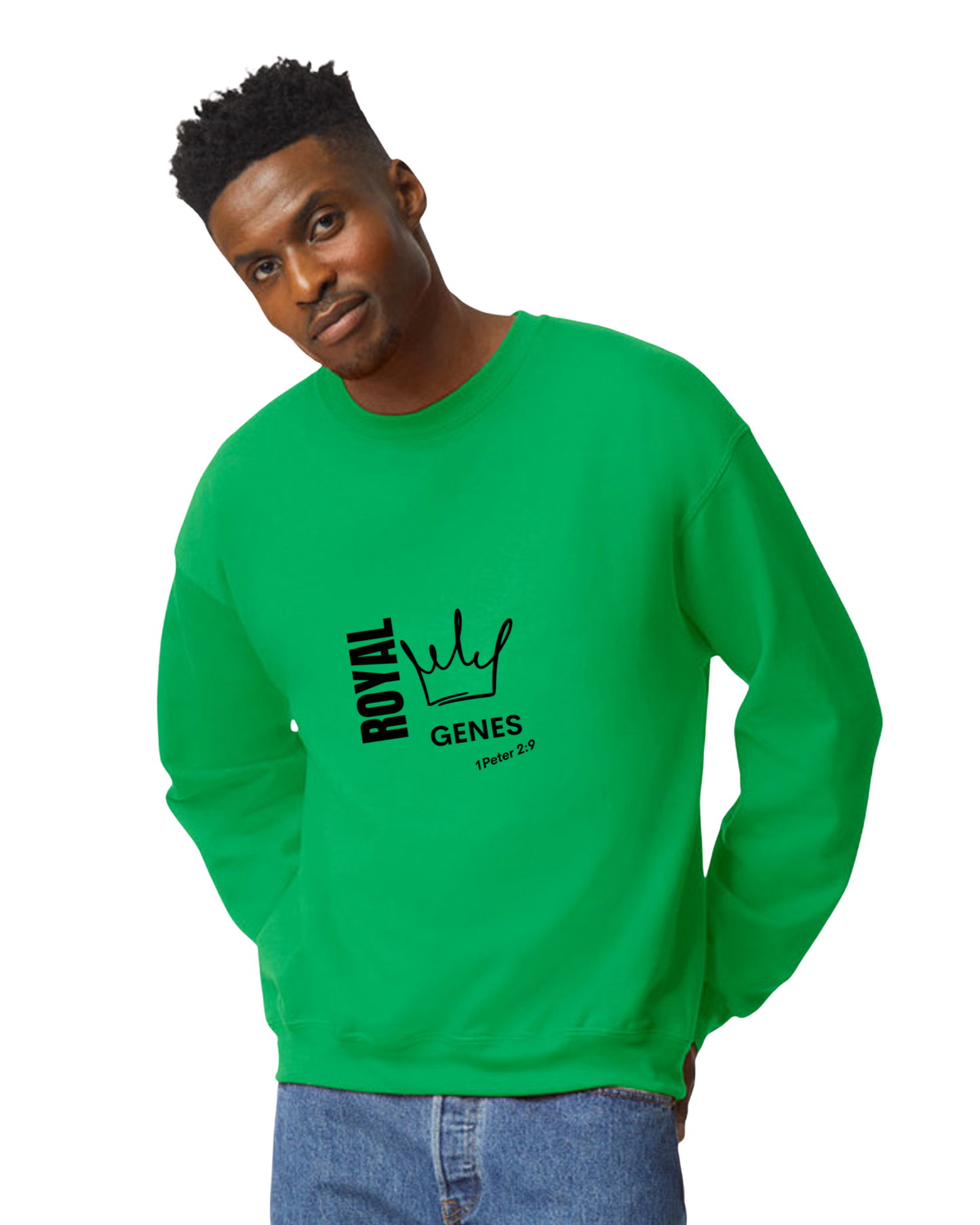 Royal Gene Middle Crown Crew Neck Sweatshirt
